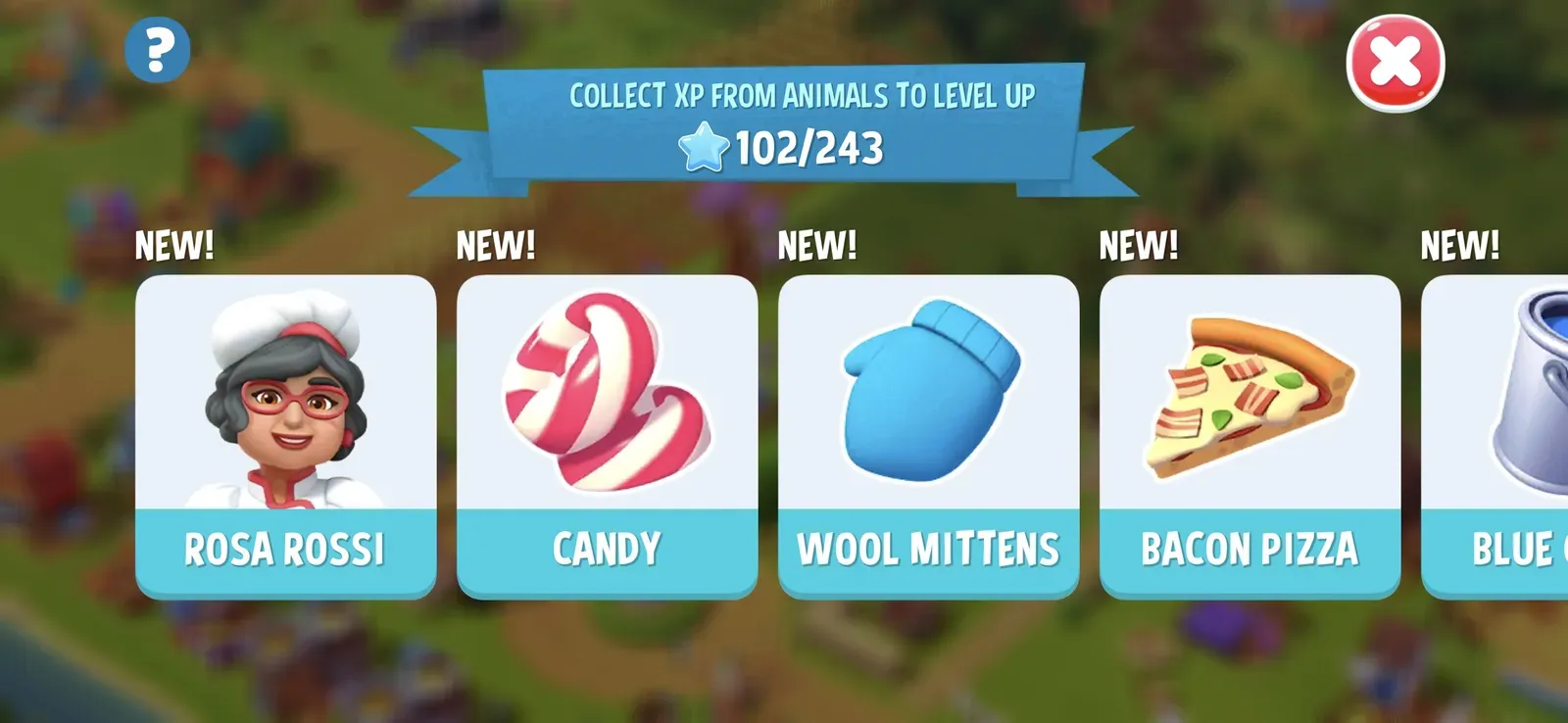 Progression and motivation systems in Farmville 3