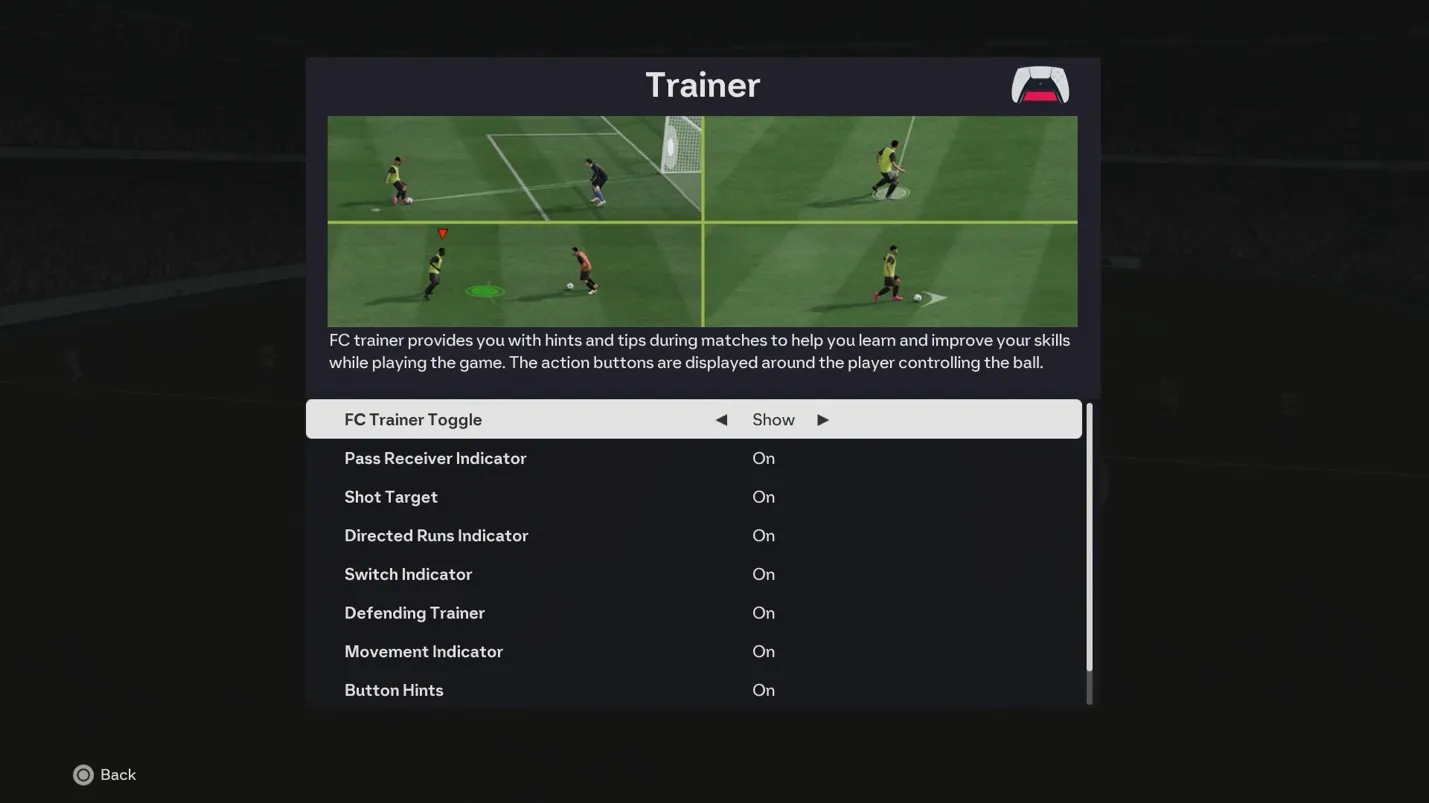 Trainer mode in FC 26