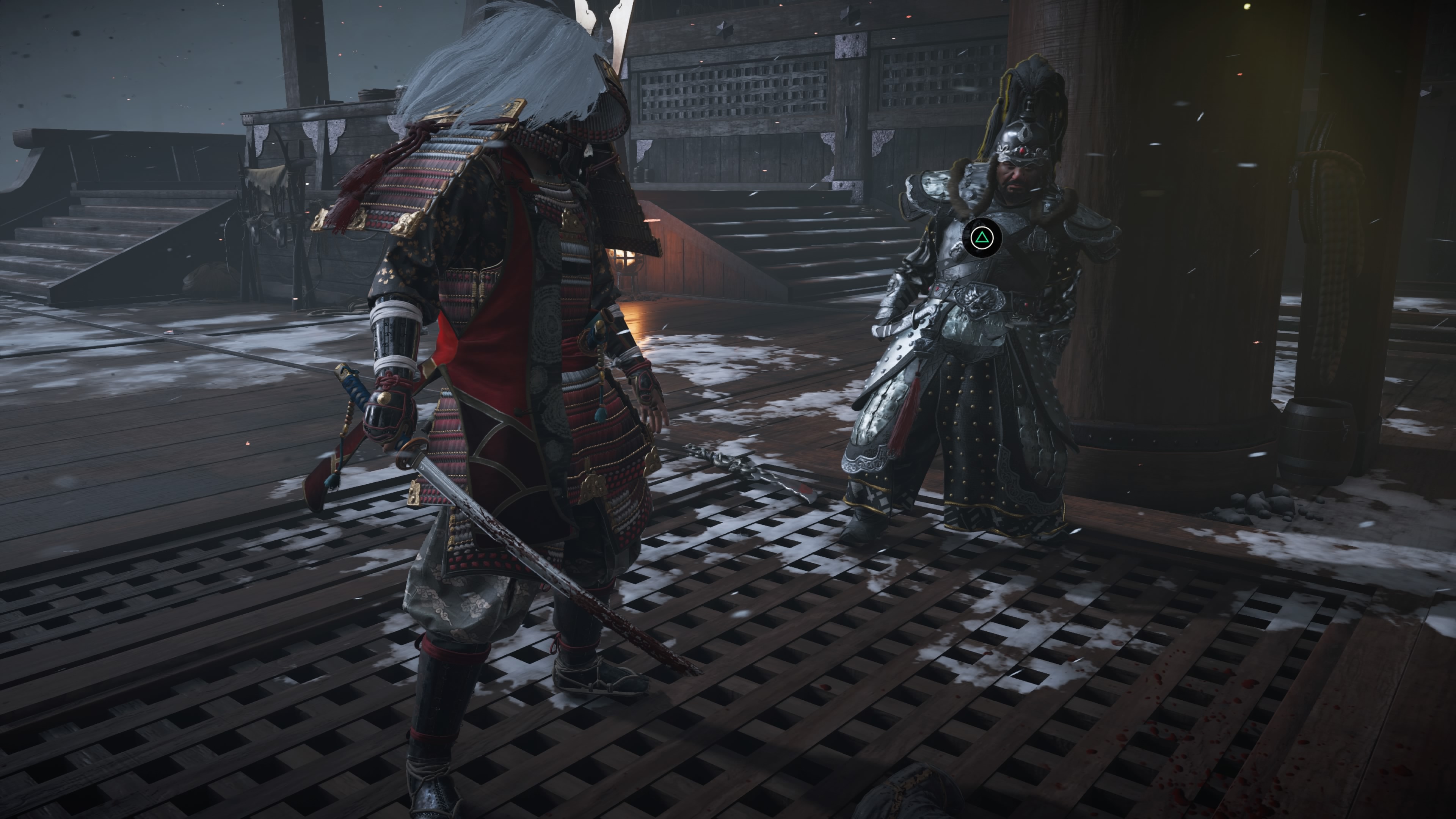 Asking to hit triangle when you are in a fight